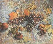 Vincent Van Gogh Still life with Grapes,Apples,Pear and Lemons (nn040 oil painting reproduction